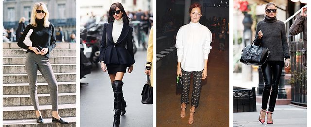 將高領針織衫穿出時髦和優雅