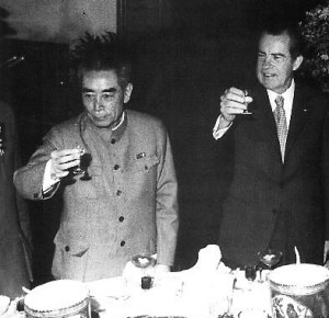 周恩來總理與美國總統尼克松